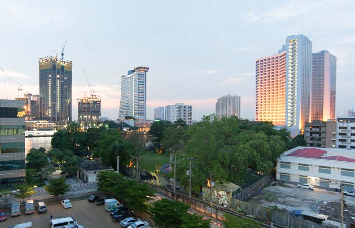 タイの高層コンドミニアムの写真