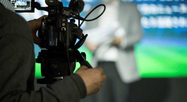 テレビ撮影