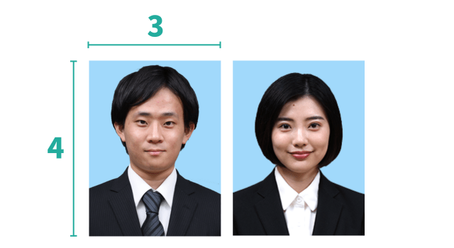 パソコンで履歴書を作成する場合の写真サイズ