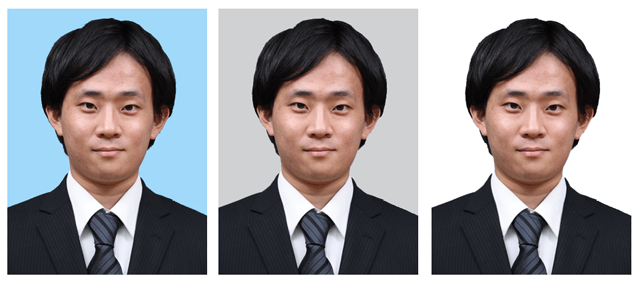 履歴書写真の背景色