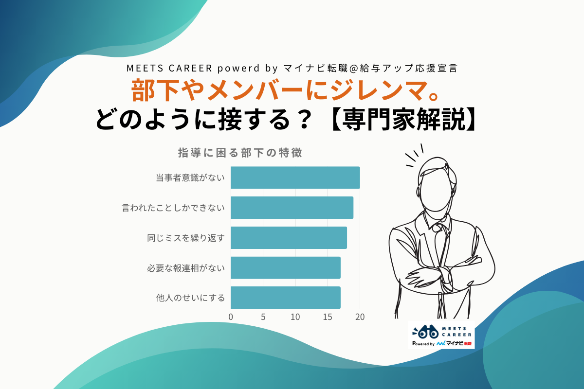 部下やメンバーにジレンマ。「当事者意識がない」「協力してほしい」時のアプローチ法を専門家に聞く